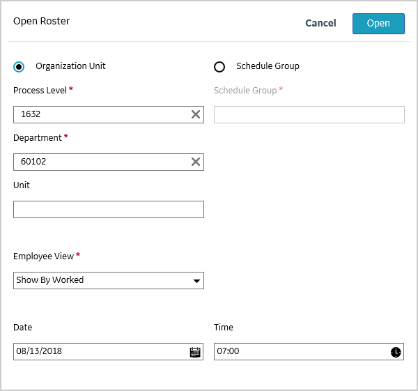 OpenActiveRoster